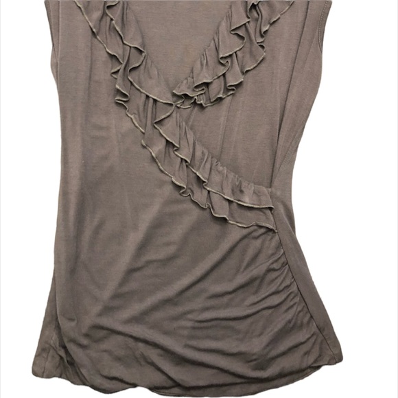 Maurices Ruffle Wrap Blouse SZ Small - Picture 3 of 4